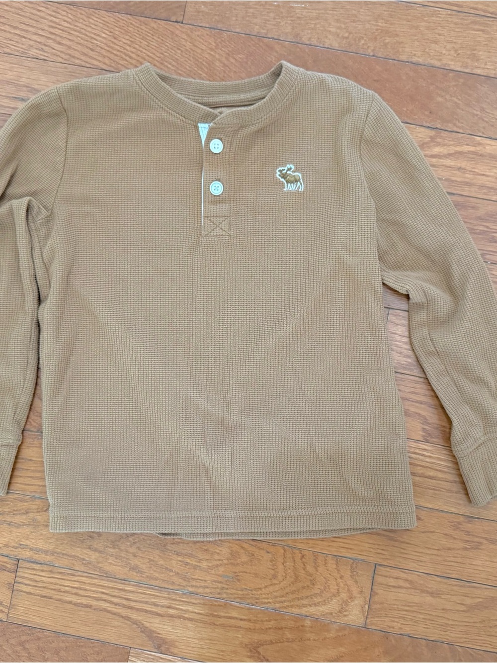 Abercrombie  Long-Sleeve Waffle